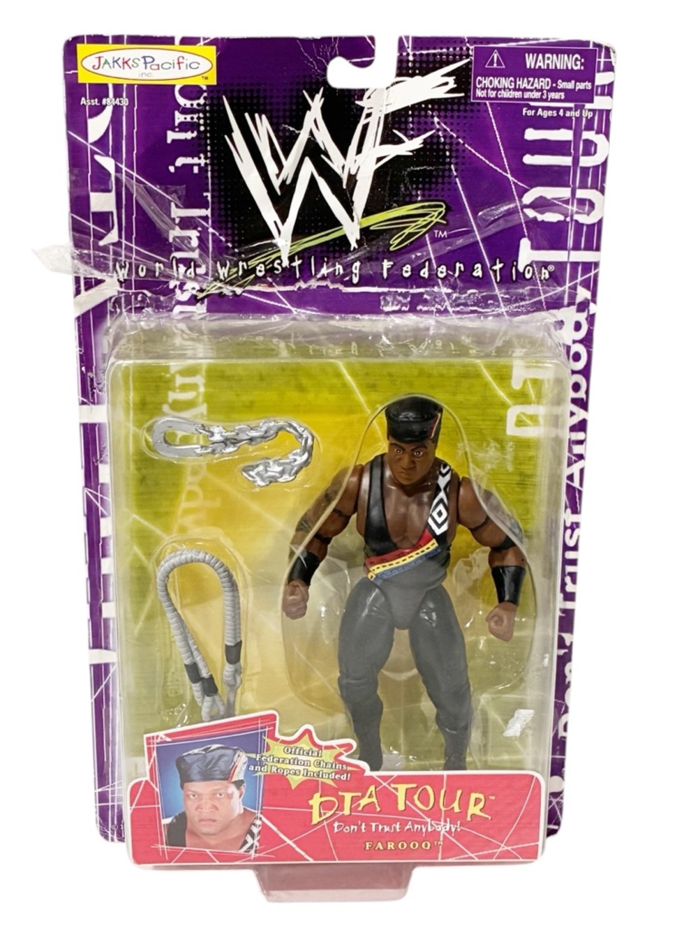 SAFG5 Ron Simmons Farooq Signed WWF‎ Action Figure NEW